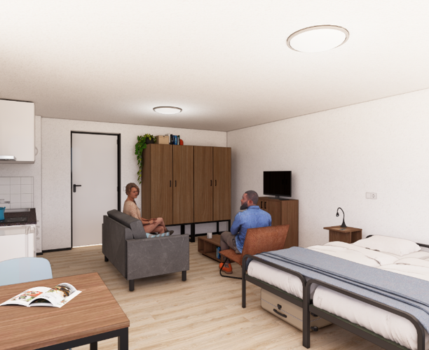 Tijdelijke woningen Flexwonen