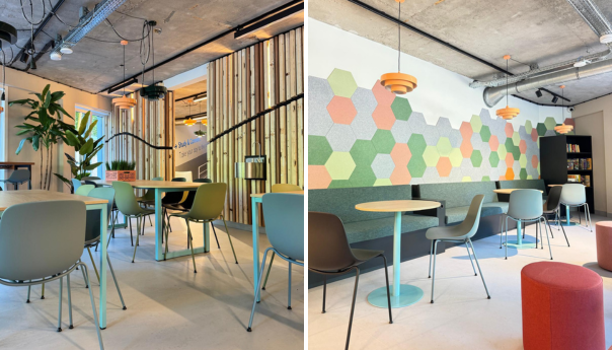 entree, entreeruimte, projectinrichting, student housing lobby, social hub entrance, community building interior (1), Ross Tucker Projectinterieur (1)