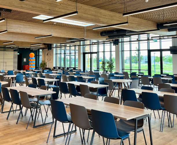 Gemeenschappelijke ruimte in nieuwe Zeevaartschool