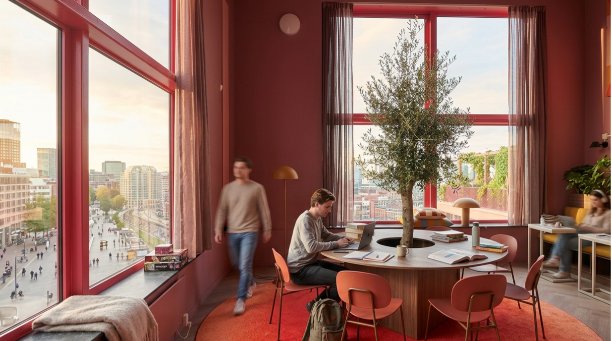 Common room  Ross Tucker Projectinterieur - staedion