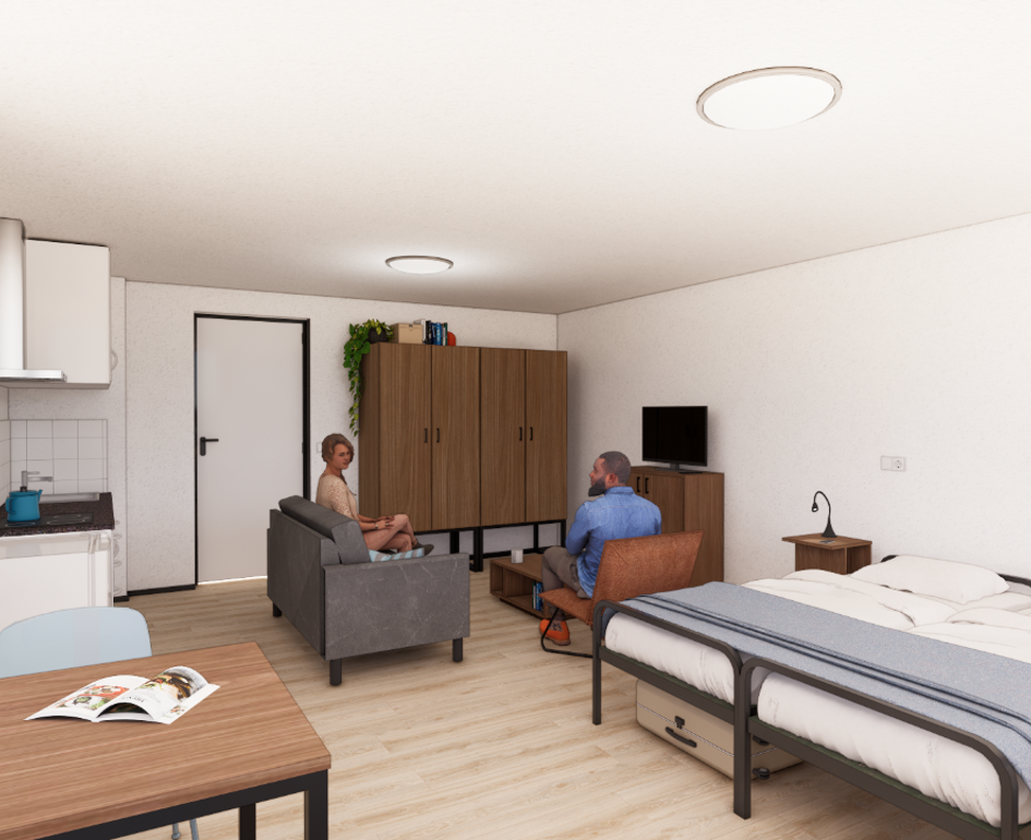 Noodopvang Vluchtelingen Interieur Vluchtelingen Opvang Ross Tucker Projectinterieur (3)