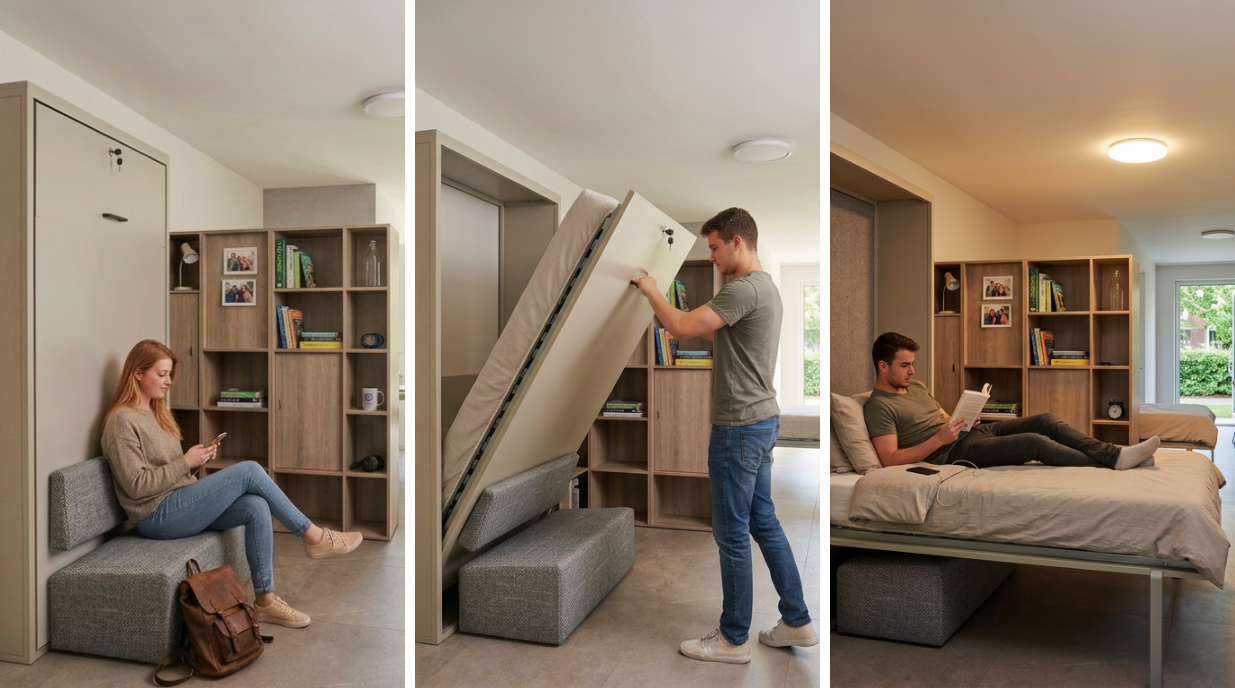 Studentenhuisvesting  Ross Tucker Projectinterieur - proxima SSH