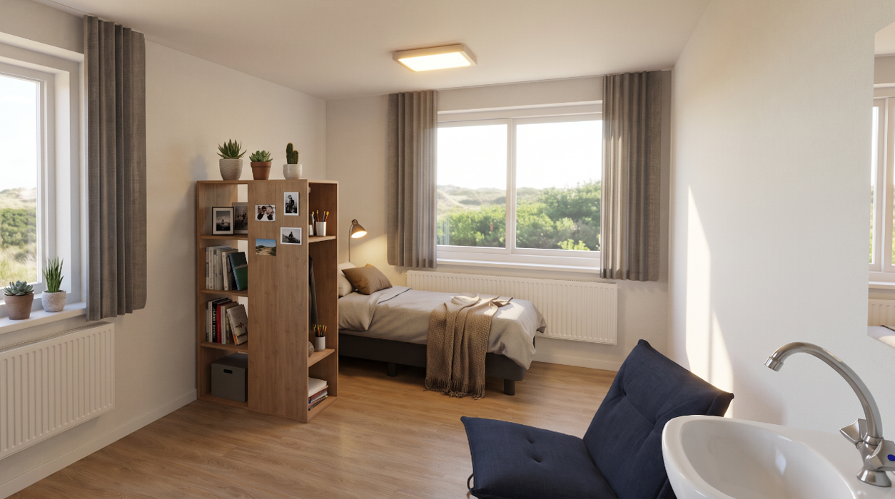 Studentenhuisvesting – Studentenkamer Inrichting – Inrichting Studentenkamer – Ross Tucker Projectinterieur 3
