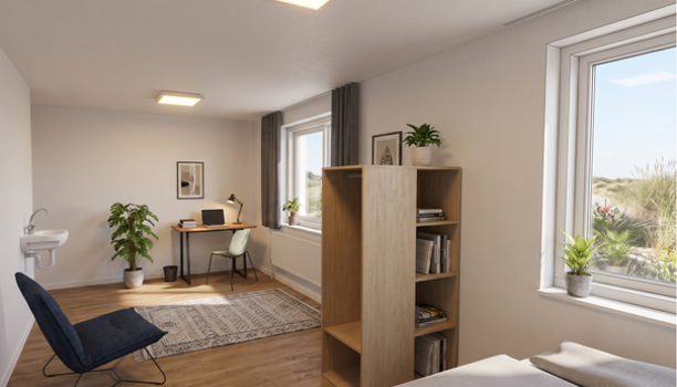 Studentenhuisvesting – Studentenkamer Inrichting – Inrichting Studentenkamer – Ross Tucker Projectinterieur 4